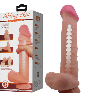 Kıkırdaklı Gerçek Cilt Yapısında Dev Dildo Penis 26-5,5 cm