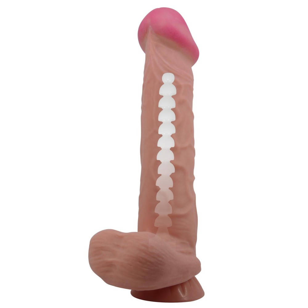 Kıkırdaklı Gerçek Cilt Yapısında Dev Dildo Penis 26-5,5 cm