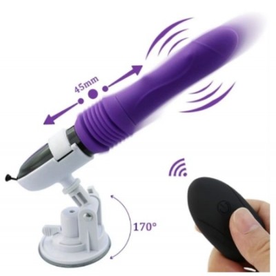                   Telescopic Uzaktan Kumandalı Seks Makinesi Vibratörü