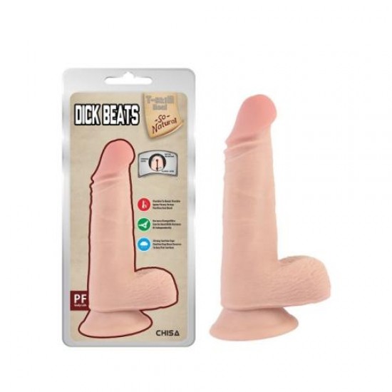 Dick Beats 18cm Kıkırdaklı Gerçekçi Dildo