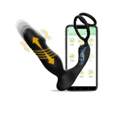 Telefon Kontrollü Titreşimli İleri Geri Vibratör-5in1 