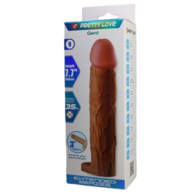 Gerd Gerçek Hissiyatlı Uzatıcı Penis Kılıfı Brown