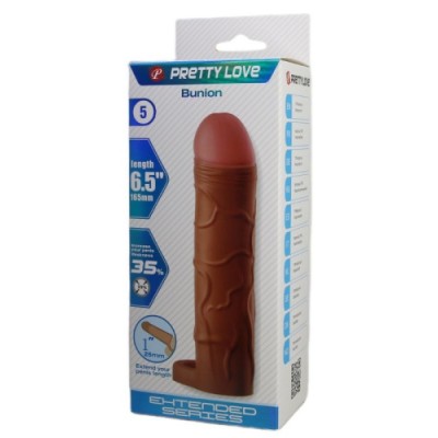 Bunion Gerçek Hissiyatlı Uzatıcı Penis Kılıfı Brown