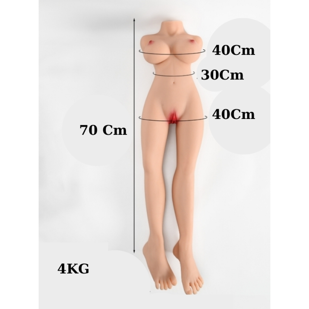 Yarım Vücut Mastürbatör 4 kg
