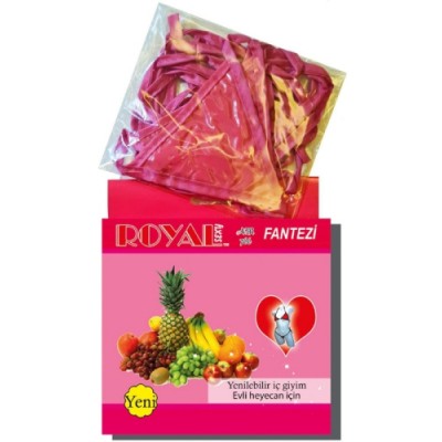             Yenilebilir Tanga Sütyen Karışık Meyve Aromalı
