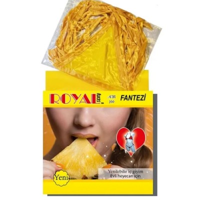 Royal Yenilebilir Tanga Sütyen Ananas Aromalı
