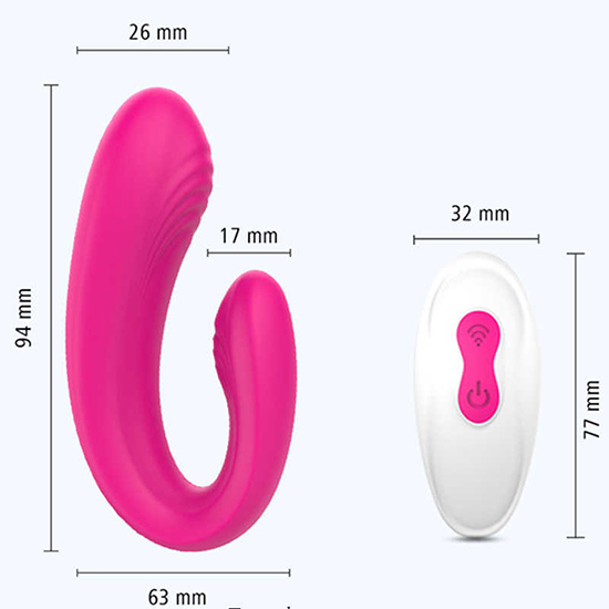                     Uzaktan Kumandalı G-Spot Klitoral Vibratör