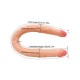 Ten Rengi 55 cm Çift Taraflı Dildo
