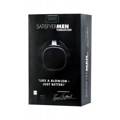                         Satisfyer Men Vibration Masturbator, Silikon, Siyah, 14,5 cm