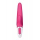 Satisfyer Mr.Rabbit Vibratör, silikon, kırmızı, 22,1 cm