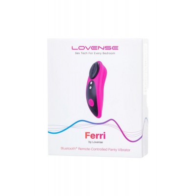 LOVENSE Ferri külotundaki klitoral stimülatör, silikon, Pembe, 7,4 cm