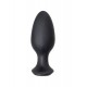 LOVENSE Hush 2 (L) anal kılıf, silikon, siyah, 12,1 cm