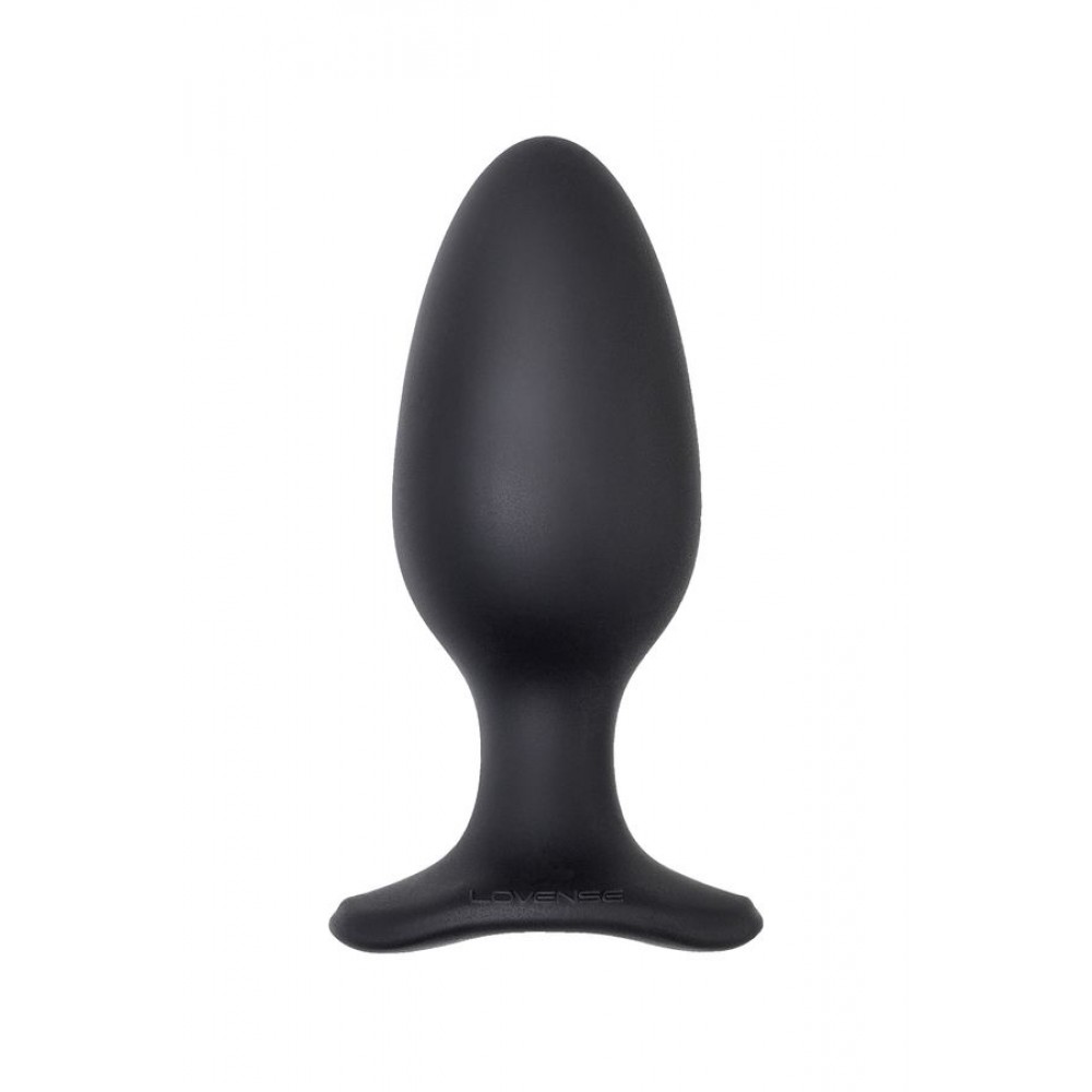 LOVENSE Hush 2 (L) anal kılıf, silikon, siyah, 12,1 cm