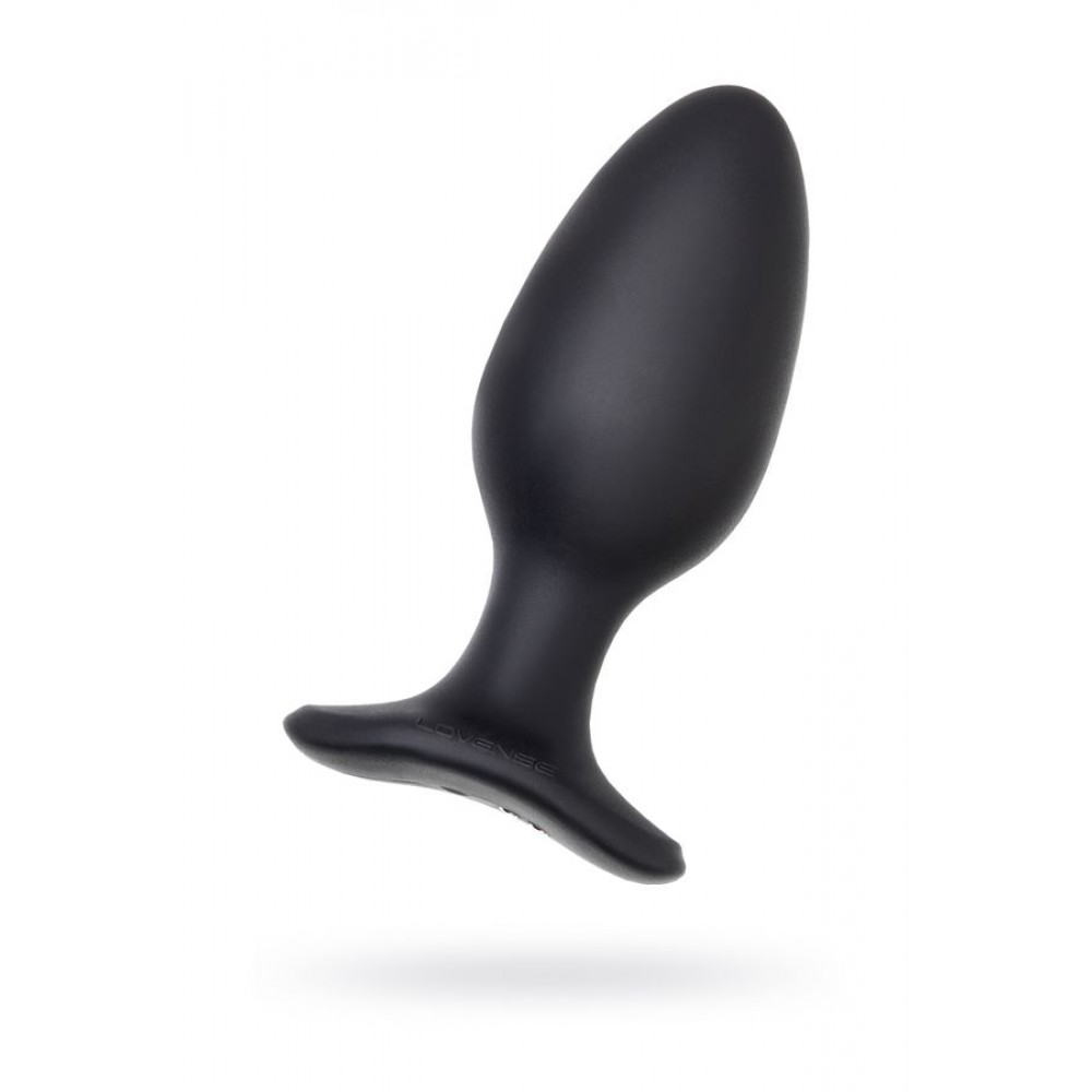 LOVENSE Hush 2 (L) anal kılıf, silikon, siyah, 12,1 cm