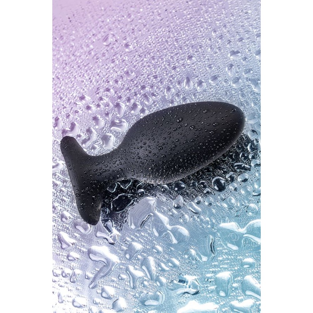 LOVENSE Hush 2 (L) anal kılıf, silikon, siyah, 12,1 cm