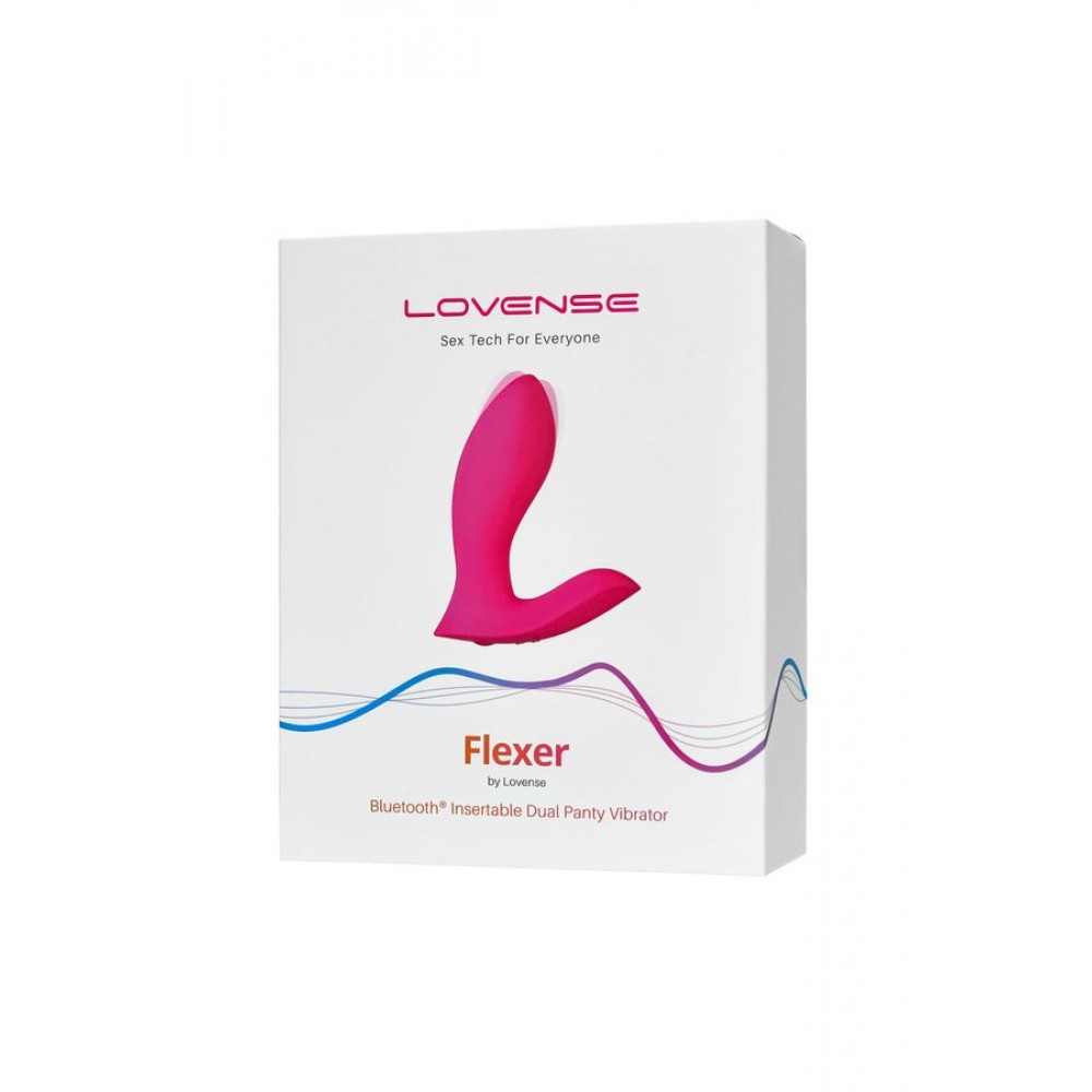 Lovense Flexer Vibratör Silikon, pembe, 10 cm