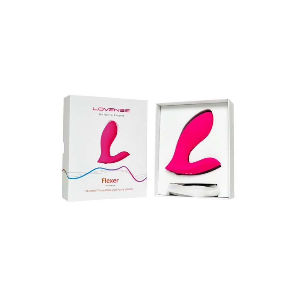 Lovense Flexer Vibratör Silikon, pembe, 10 cm