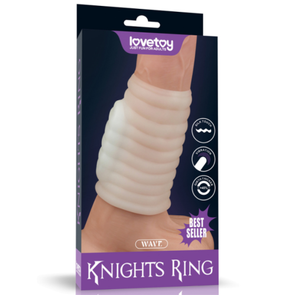 Vibrating Wave Knights Ring (Beyaz)