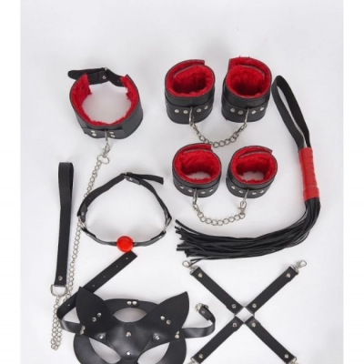 VGS 8 Parçalı Kırmızı Fetiş Set VGS 8 Parçalı Kırmızı Fetiş Set