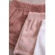 Kolsuz Askılı Peluş Polar Alt Üst Şortlu Pijama Takımı Pembe Açık