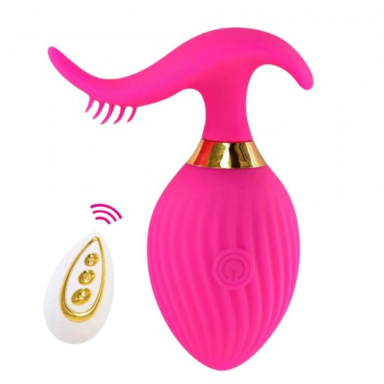 LUMINOUS Vibrating Egg Kablosuz Kumandalı Klitoris ve Vajina Uyarıcı 2 in 1 Vibratör