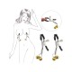 Sarı Zilli Göğüs Uyarıcı Meme Ucu Klipsi Nipple Clamps With Yellow Bell