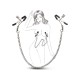 Nipple Clamps with Chain 30 CM Paslanmaz Çelik Zincirli Göğüs Uyarıcı Kolyeli Meme Ucu Klips