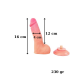 Ultra Gerçekçi 16 Cm Kıkırdaklı Dildo
