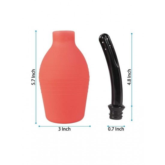 Kırmızı Anal Temizlik Pompası XL
