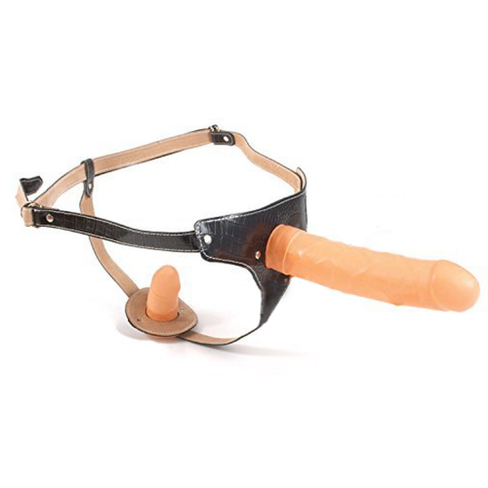 Çift Taraflı Belden Bağlamalı Protez Penis Çift Taraflı Belden Bağlamalı Protez Penis