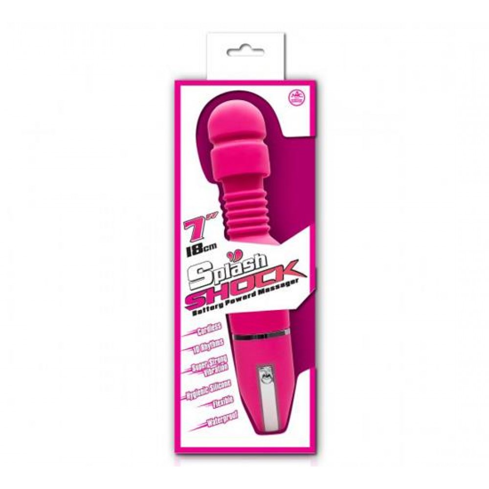 Masaj Aleti (Pembe) Splash Shock Kablosuz 