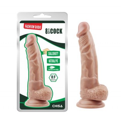 Fashion Dude 21.5cm Çift Katmanlı Dildo Fashion Dude 21.5cm Çift Katmanlı Dildo