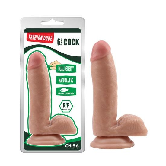 Fashion Dude 17cm Çift Katmanlı Dildo