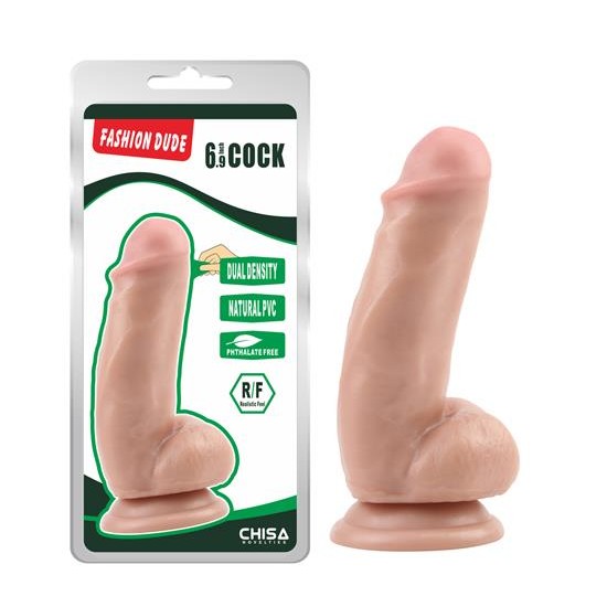                    Fashion Dude 17.5cm Çift Katmanlı Dildo