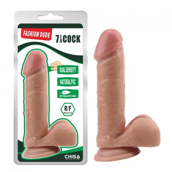 Fashion Dude 20cm Çift Katmanlı Dildo