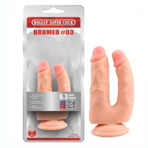 Brumeo 03 İki Uçlu Vantuzlu Çatal Dildo Brumeo 03 İki Uçlu Vantuzlu Çatal Dildo