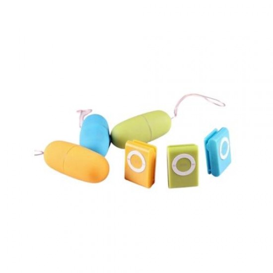 MP3 Şeklinde Uzaktan Kumandalı Renkli Yumurta Vibratör