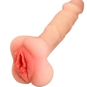                         Vajina Girişli Dolgulu Realistik Penis Kılıfı Masturbatör 20CM
