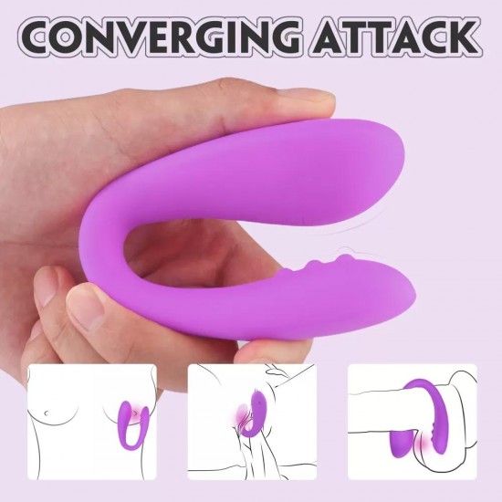 CLARE RCT Kıkırdaklı Bükülebilir Çift Taraflı Klitoris ve G-Spot Uyarıcı Vibratör