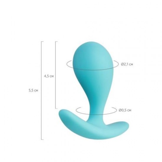 Blob Anal Plug Mavi 5,5 cm
