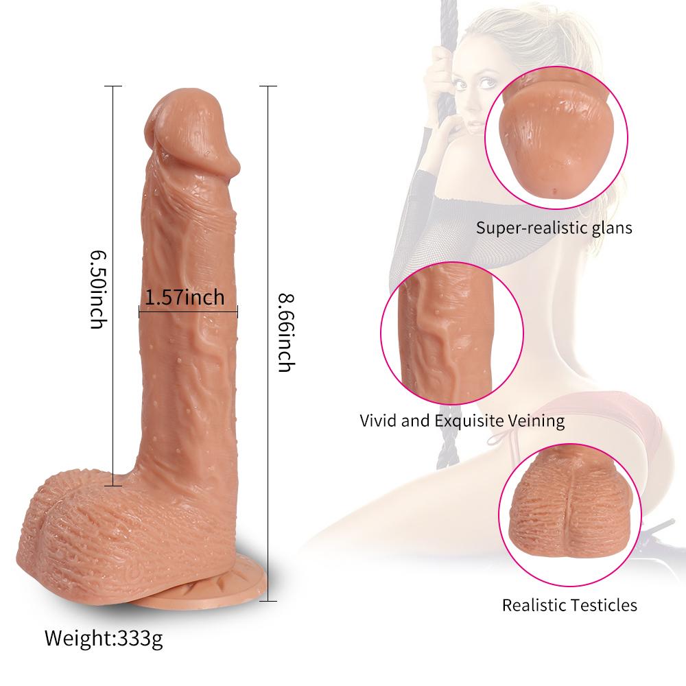 İleri Geri harektli Titreşimli Gerçekçi Vibratör Penis