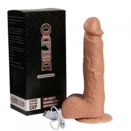 22 CM 10 Titreşimli Gerçekçi Vibratör Penis