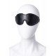 Anonymo BDSM Maske , PU deri, siyah, 26,5 cm