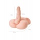 Juicy Pussy by Toyfa Erkeklik organı ile Masturbator Manuel, TPE, Ten, 25 cm