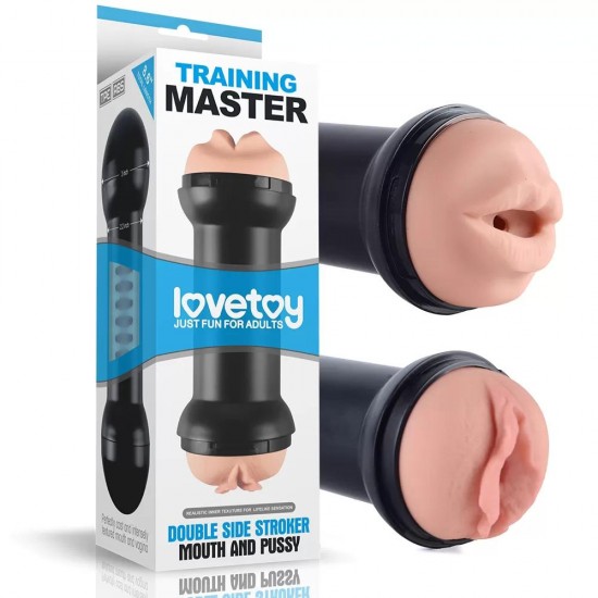 LOVETOY Çift Taraflı Oral Vajinal Mastürbatör - Training Master