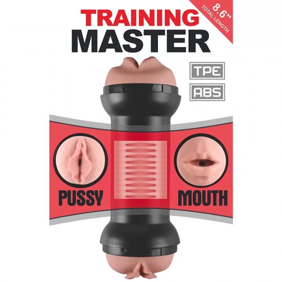 LOVETOY Çift Taraflı Oral Vajinal Mastürbatör - Training Master