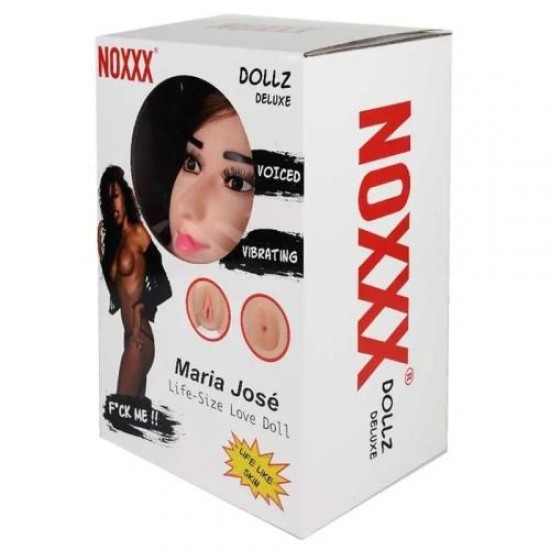 Noxx Maria Jose Dolgu Kafalı Realistik Vajina Anüslü Şişme Kadın