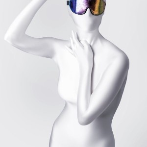 Anonymo BDSM Maske #0201, PVC, baskılı, 27,5 cm