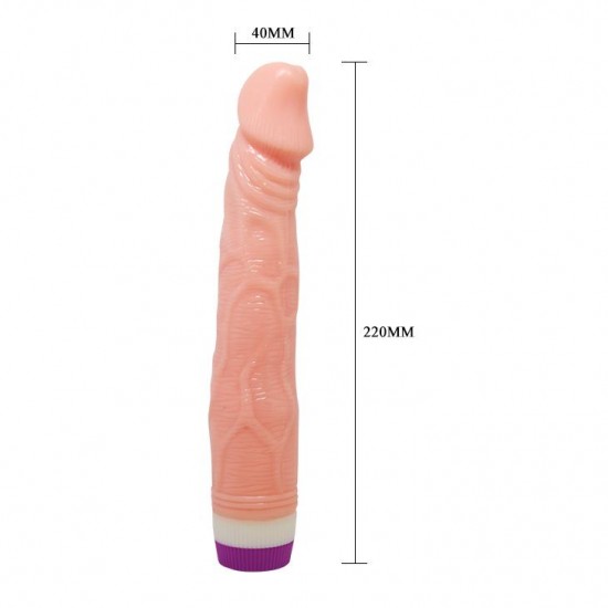 Pleasure Vibe 20cm Titreşimli Realistik Vibratör Penis Dildo
