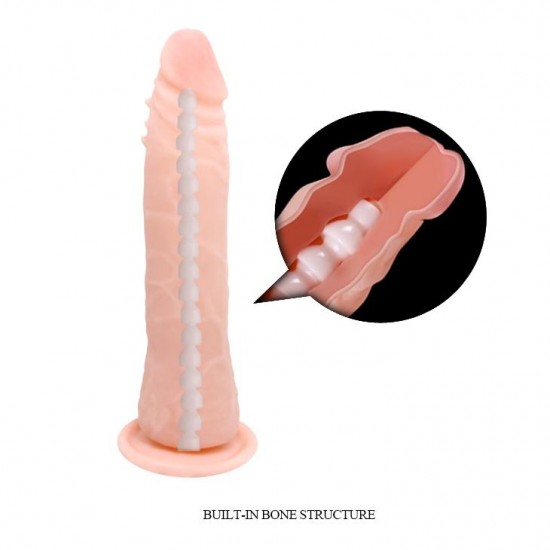 Oynar Başlı Vantuzlu Realistik Penis Kıkırdaklı Anal Dildo Penis